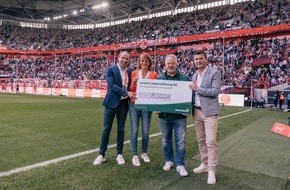 Provinzial Holding AG: Fortuna-Fans und Provinzial spenden 5.000 Euro an die BürgerStiftung Düsseldorf