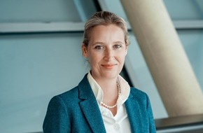 AfD - Alternative für Deutschland: Alice Weidel: Ohne grundlegenden Politikwechsel droht Deutschland der zivilisatorische Abstieg