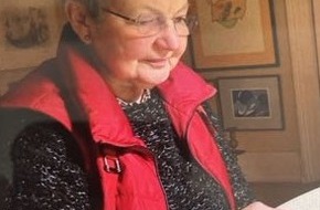 Wiesbaden (KvD) - Polizeipr&auml;sidium Westhessen: POL-WI-KvD: 81-j&auml;hrige Frau aus Wiesbaden vermisst