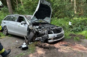 Kreisfeuerwehr Rotenburg (Wümme): FW-ROW: Verkehrsunfall im Morgengrauen