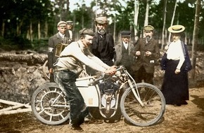 Skoda Auto Deutschland GmbH: Der Triumph von Dourdan: Laurin & Klement gewann vor 115 Jahren die Motorrad-Weltmeisterschaft