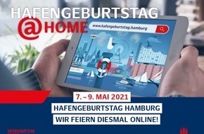 Hamburg Messe und Congress GmbH: Hafengeburtstag@Home / Mit neuem digitalen Format wird der Hafengeburtstag Hamburg vom 7. bis 9. Mai 2021 virtuell lebendig