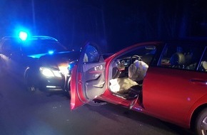 Bundespolizeiinspektion Ludwigsdorf: BPOLI LUD: Mit gestohlenem Mercedes Dienstfahrzeug der Bundespolizei gerammt, wenige Stunden später BMW X3 sichergestellt