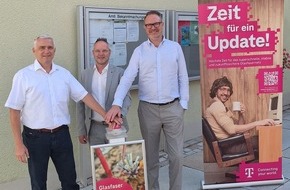 Deutsche Telekom AG: Glasfasernetz steht: Gerbrunn spielt in der Gigabit-Liga