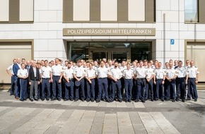 Polizeipr&auml;sidium Mittelfranken: POL-MFR: (787) Das Polizeipr&auml;sidium Mittelfranken begr&uuml;&szlig;t seine neuen Beamtinnen und Beamten