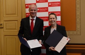Santander Consumer Bank AG: Santander und Georg-August-Universität Göttingen
verlängern Partnerschaft