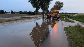 FW-ROW: Zehn Einsätze durch Starkregen