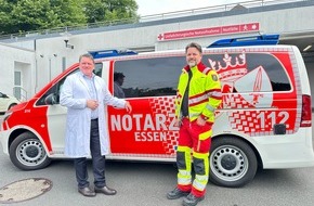 Universitätsklinikum Essen AöR: Notruf aus dem Auto: Essener Forschung will Notfallmedizin verbessern
