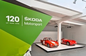 Skoda Auto Deutschland GmbH: ŠKODA Museum zeigt den ŠKODA 1100 OHC Coupé und weitere historische Motorsportexponate