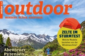 Motor Presse Stuttgart, OUTDOOR: outdoor prüft Zelte im Härtetest: Top-Qualität ist schon für unter 300 Euro zu bekommen