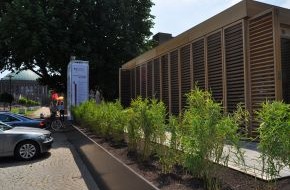 STIEBEL ELTRON: Solar-Decathlon-Gewinner drei Monate in Düsseldorf zu besichtigen / Musterbeispiel nachhaltigen Bauens in der NRW-Landeshauptstadt (mit Bild)