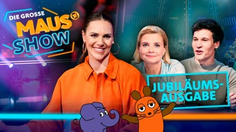 WDR Westdeutscher Rundfunk: 20 Jahre &bdquo;Die gro&szlig;e Maus-Show&ldquo;: Jubil&auml;ums-Ausgabe mit Esther Sedlaczek und prominenten G&auml;sten