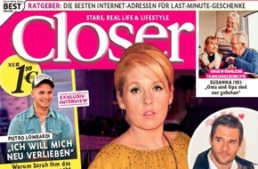 Bauer Media Group, Closer: Pietro Lombardi (25) exklusiv in Closer: "Ich will mich verlieben"