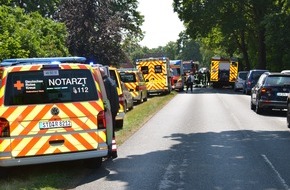 Polizeiinspektion Stade: POL-STD: Vier zum Teil schwer Verletzte bei Unfall in Mulsum