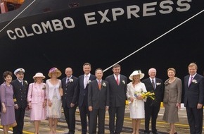 Hapag-Lloyd AG: "Colombo Express" - Größtes Containerschiff der Welt getauft