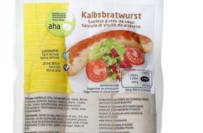 Migros-Genossenschafts-Bund: Die Migros ruft aha! Kalbsbratwurst zurück