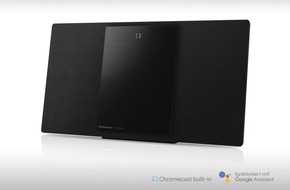 Panasonic Deutschland: Panasonic Micro HiFi System SC-HC2040 mit Chromecast built-in / Musikstreaming und Multiroom-Audio leicht gemacht