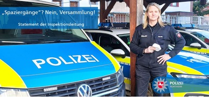 Polizeiinspektion Northeim: POL-NOM: Ein Statement der Inspektionsleiterin Maren Jäschke zu den aktuellen Versammlungslagen