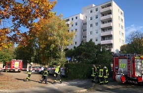 Feuerwehr Dortmund: FW-DO: Bewohner bohrte in Gasleitung