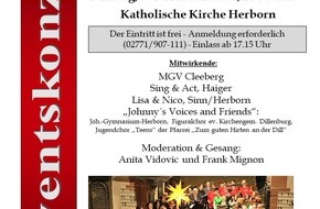 Polizeipräsidium Mittelhessen - Pressestelle Lahn - Dill: POL-LDK: Noch Plätze frei! 13. Adventskonzert der Polizei in Herborn - Freier Eintritt / Sitzplatzreservierung zwingend erforderlich