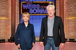 ARD Das Erste: Uschi Glas und Miroslav Nemec bei "Wer weiß denn sowas?" / Das Wissensquiz vom 28. März bis 1. April 2022, um 18:00 Uhr im Ersten