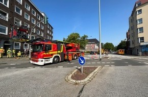 Feuerwehr Bremerhaven: FW Bremerhaven: Feuer in Bremerhaven Mitte.