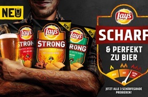 PepsiCo Deutschland GmbH: Scharf auf was Neues?  / Neue Produktplattform Lay's "Strong" heizt dem Chips-Markt ein