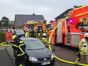 POL-STD: Einfamilienhaus in Stade durch einen Brand schwer beschädigt - Gesamtschaden ca. 400.000 Euro