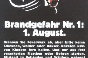 BFB / CIPI: 1. August: Feuerwerk - aber ohne Feuerwehr!