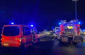 Feuerwehr Kaarst: FW-NE: BAB 57 - Verkehrsunfall mit mehreren Fahrzeugen
