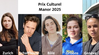 Manor AG: Prix Culturel Manor 2025 : de nouveaux talents primés !