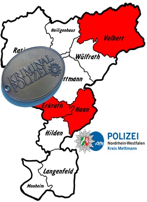 POL-ME: Einbrüche aus dem Kreisgebiet - Velbert / Haan / Erkrath - 2102082