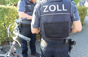 Hauptzollamt Münster: HZA-MS: Zoll stoppt Fahrrad-Drogenkurier bei Gronau / Schmuggel von gut 180 g Heroin und 100 g Streckmittel vereitelt - Mann in U-Haft