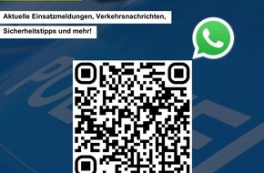 Kreispolizeibehörde Rhein-Sieg-Kreis: POL-SU: Polizei Rhein-Sieg-Kreis nun mit eigenem WhatsApp-Kanal