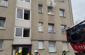 Feuerwehr Oberhausen: FW-OB: Wohnung bleibt nach Küchenbrand vorerst unbewohnbar