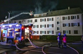 Freiwillige Feuerwehr Stockach: FW Stockach: Dachstuhlbrand