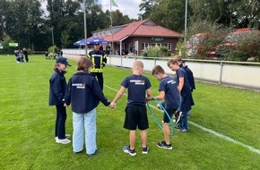 Kreisfeuerwehr Oldenburg: FW-OLL: Kreis-Kinderfeuerwehrtag in Kleinenkneten - Spiel, Spa&szlig; und Teamgeist beim j&uuml;ngsten Feuerwehrnachwuchs