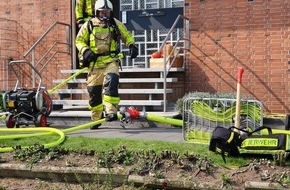 Feuerwehr Dorsten: FW-Dorsten: +++ Kinderzimmer in Vollbrand +++