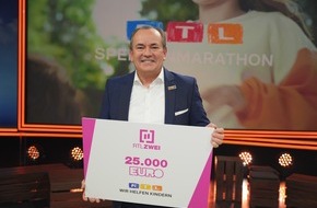 RTLZWEI: RTLZWEI schaltet live zum RTL-Spendenmarathon