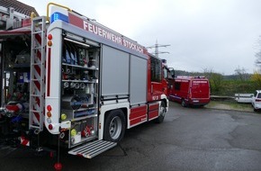 Freiwillige Feuerwehr Stockach: FW Stockach: Kaminbrand bei einem Einfamilienhaus.