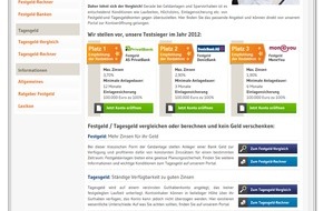 franke-media.net: Franke-Media.net startet seine optisch und inhaltlich verbesserte Website www.festgeld-vergleich.com / Sparern ermöglicht das einen umfassenden Überblick zu Optionen von Festgeld-Anlagen (BILD)