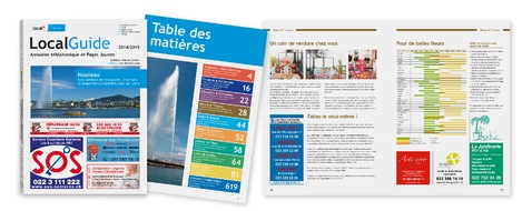 localsearch: Le nouveau Local Guide Genève: Toutes les informations réunies dans un seul annuaire