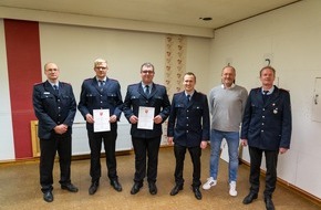 Feuerwehr Flotwedel: FW Flotwedel: Jahreshauptversammlung der Ortsfeuerwehr Oppershausen - Karl-Heinz Wedeking für 70-jährige Mitgliedschaft geehrt