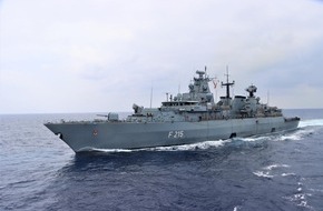 Presse- und Informationszentrum Marine: Fregatte "Brandenburg" löst die "Baden-Württemberg" im Mittelmeer ab