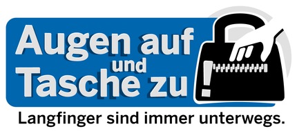 Polizei Düsseldorf: POL-D: Einladung zum Foto- und Pressetermin - "Augen auf und Tasche zu!" - Landesweite Kampagne gegen Taschendiebe - Düsseldorfer Polizei informiert über die Tricks der Diebe