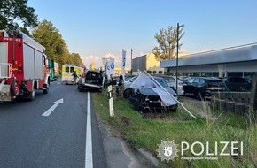 Polizeipräsidium Westpfalz: POL-PPWP: Unfall mit erheblichem Sachschaden
