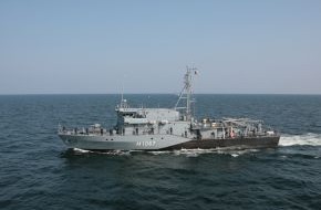 Presse- und Informationszentrum Marine: Minenjagdboot "Bad Rappenau" ist auf Heimatkurs (mit Bild)