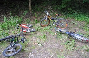 Polizeipräsidium Südhessen: POL-DA: Reichelsheim (Odenwaldkreis): zum dritten Mal brennt es im Wald/ Polizei sucht Radbesitzer als Zeugen