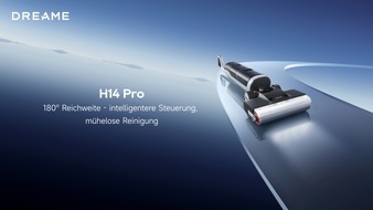 DREAME INTERNATIONAL (HONGKONG) LIMITED: Dreame: Der H14 Pro kommt / Wischen und Saugen aus jedem Winkel? Kein Problem!