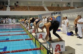 ABDA Bundesvgg. Dt. Apothekerverbände: Apotheker fördern IDM im Schwimmen der Behinderten / 630 Sportler aus 47 Nationen gehen in Berlin an den Start